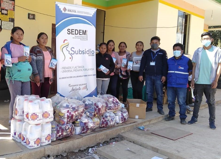 LLEGAMOS AL MUNICIPIO DE SANTIAGO TOCORONI-NOR YUNGAS DEL DEPARTAMENTO DE LA PAZ, PARA LA ENTREGA DEL SUBSIDIO UNIVERSAL PRENATAL POR LA VIDA.