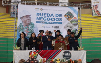 Rueda de Negocios del Subsidio en La Paz logró más de Bs 61.4 millones en intenciones de negocios